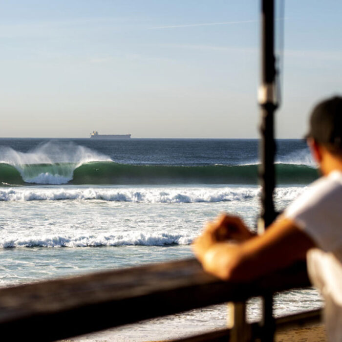 A barrel at Merewether Beach in Newcastle