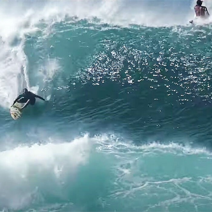 Jamie O'Brien surfing Pipeline