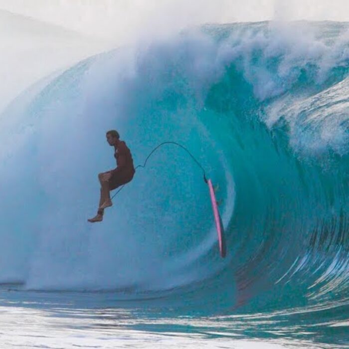 Jamie O'Brien in Waimea Bay Shorebreak