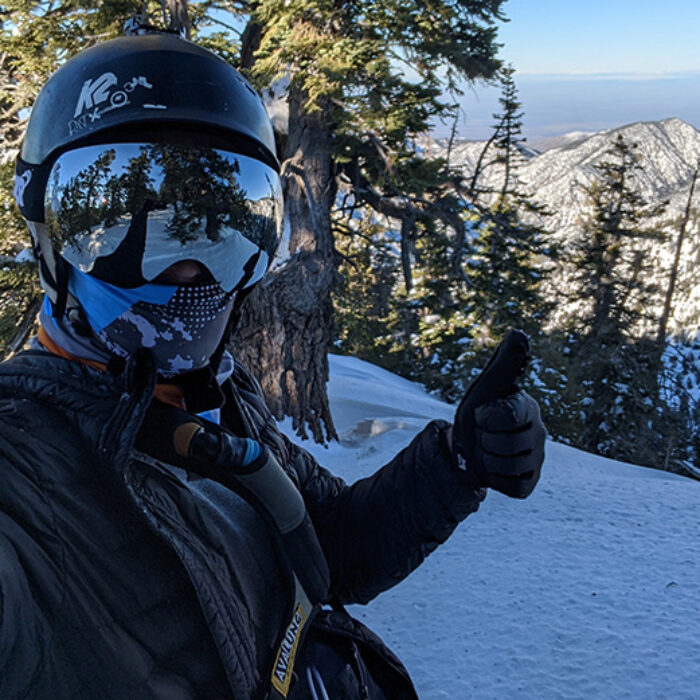 skiing mt. pinos near Los Angeles