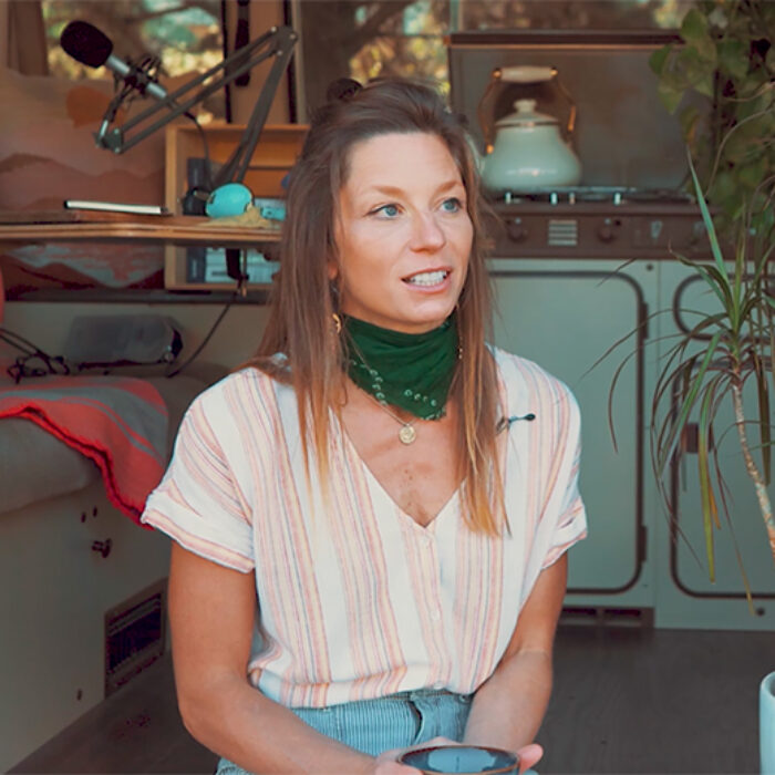Stacie Vanags talks from her van, Salty Carmela