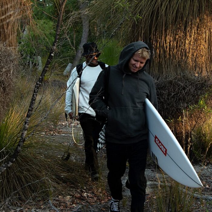 Taj Burrow and Dion Agius have long been ambassadors and riders for Globe