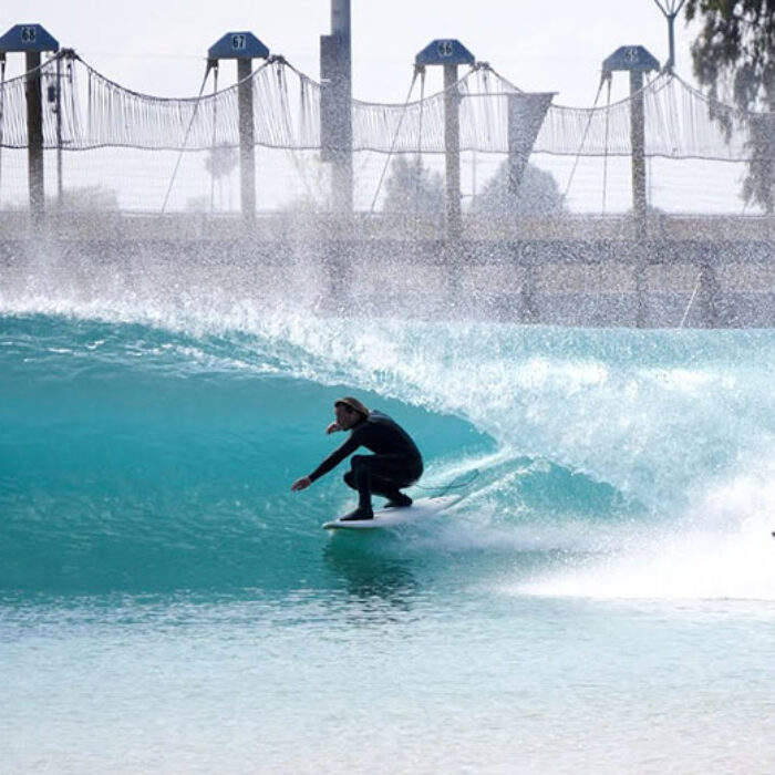 Ben Gravy at Kelly Slater wave pool
