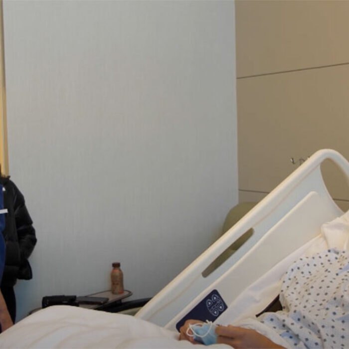 Koa Rothman in the hospital