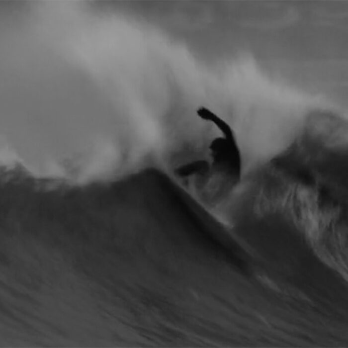 Surfing in Brittany, France