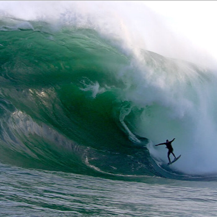 Surfer at Shipstern Bluff, Tasmania