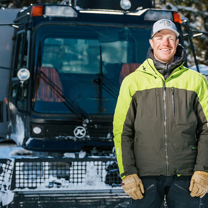 Snowboard guide Sam Thackeray