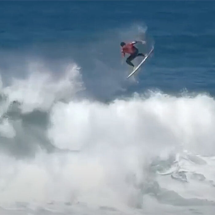Gabriel Medina surfing aerial
