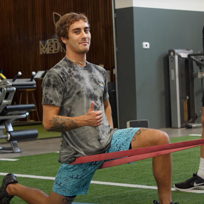 Koa Rothman in the gym