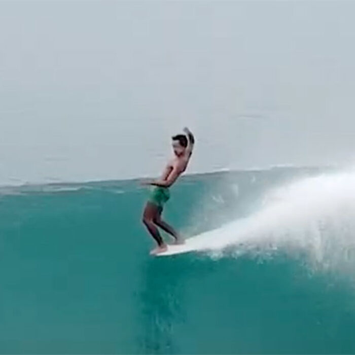 Longboarding in Nias, North Sumatra, Indonesia