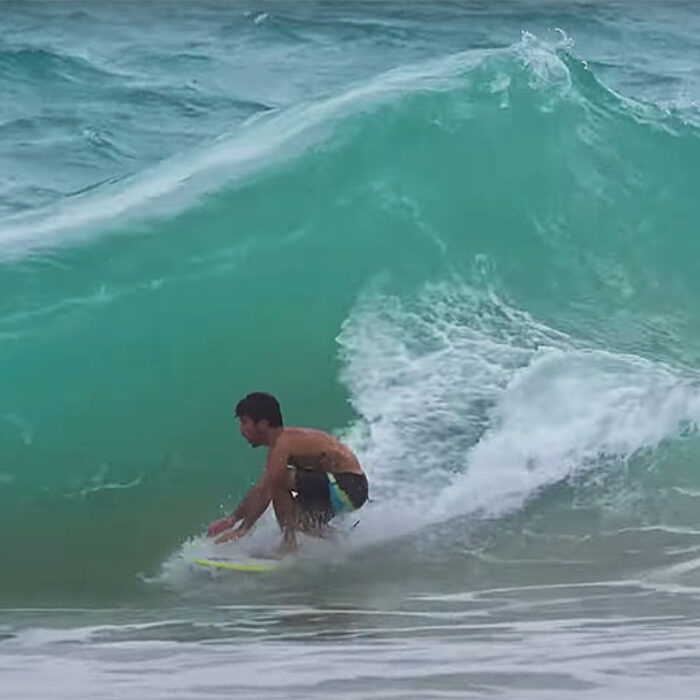 Mason Ho surfing