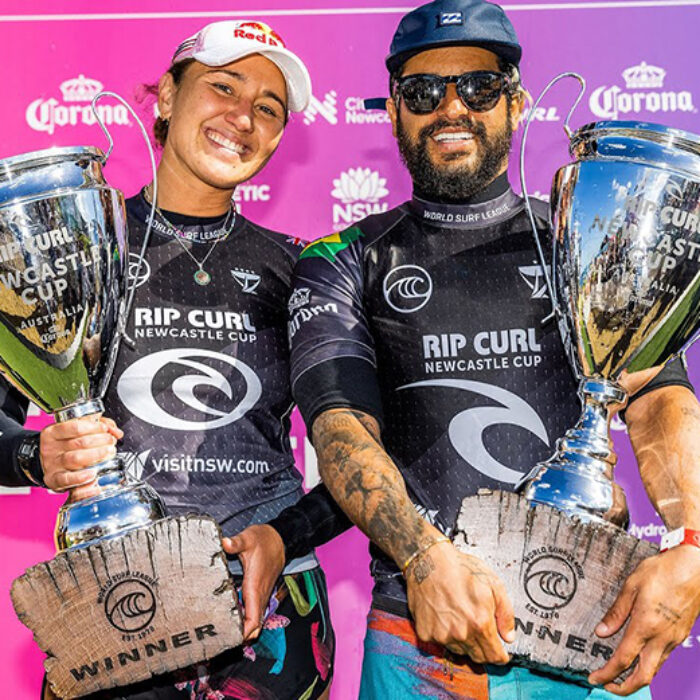 Carissa Moore and Italo Ferreira win Newcastle