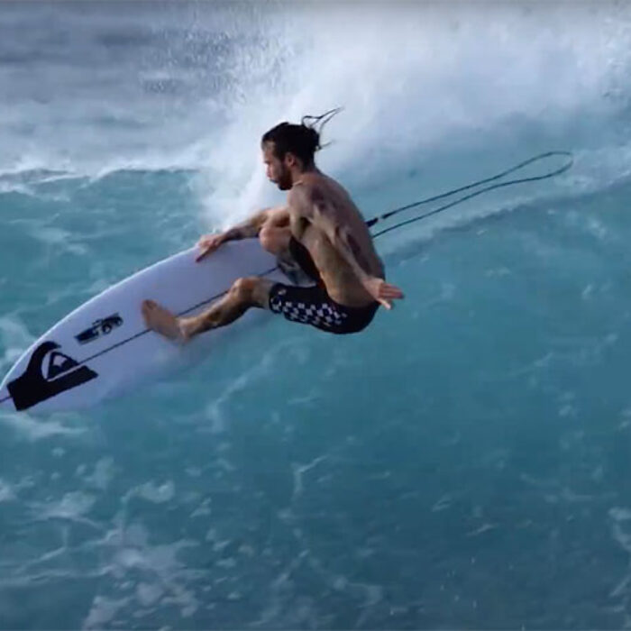 Mikey Wright surfing