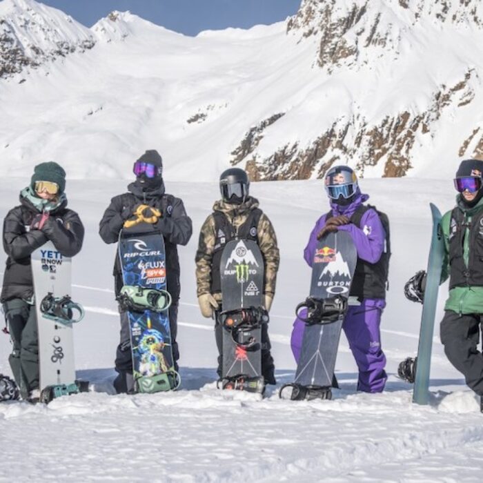 seven of the world's best snowboarders will show down in Alaska