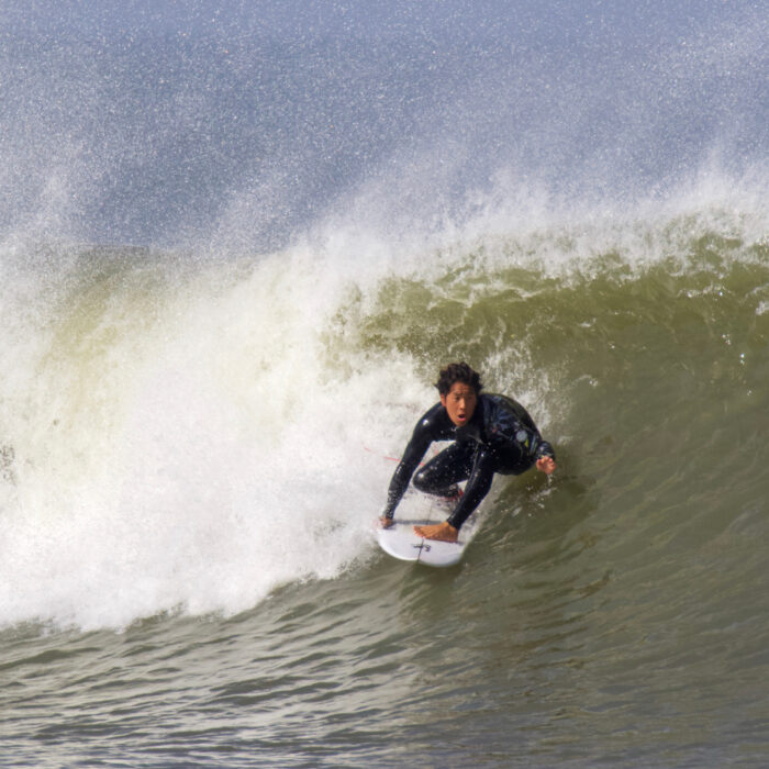 Surfing in Tsurigasaki