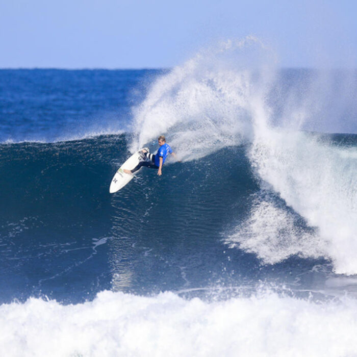 John John Florence surfs Main Break in Margaret River, Western Australia