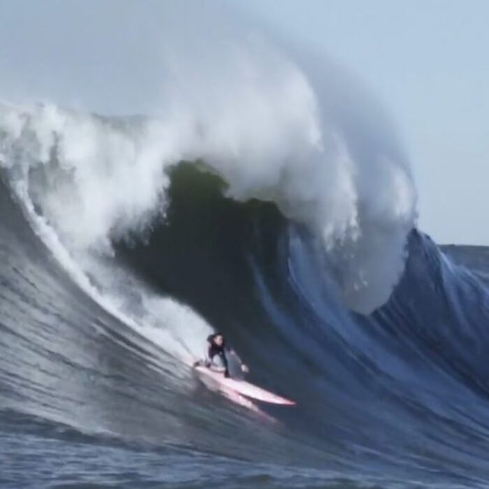 bianca valenti on the wave at mavericks