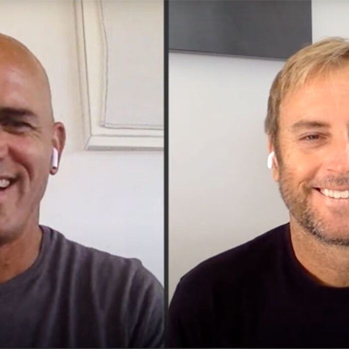 Kelly Slater and Ross Williams