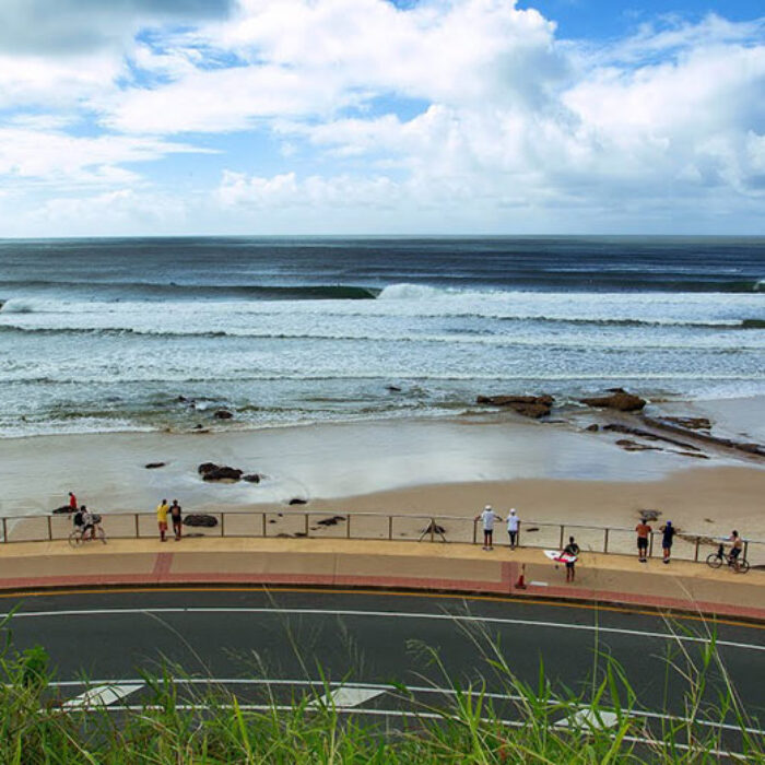 Kirra surfers in Australia