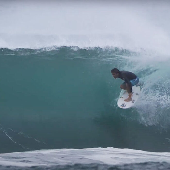 Mason Ho surfing at V-Land