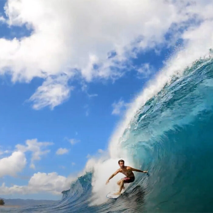 Mason Ho surfing