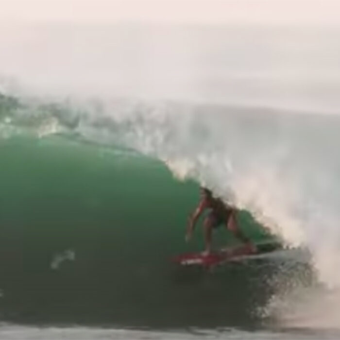 Nathan Florence getting barreled