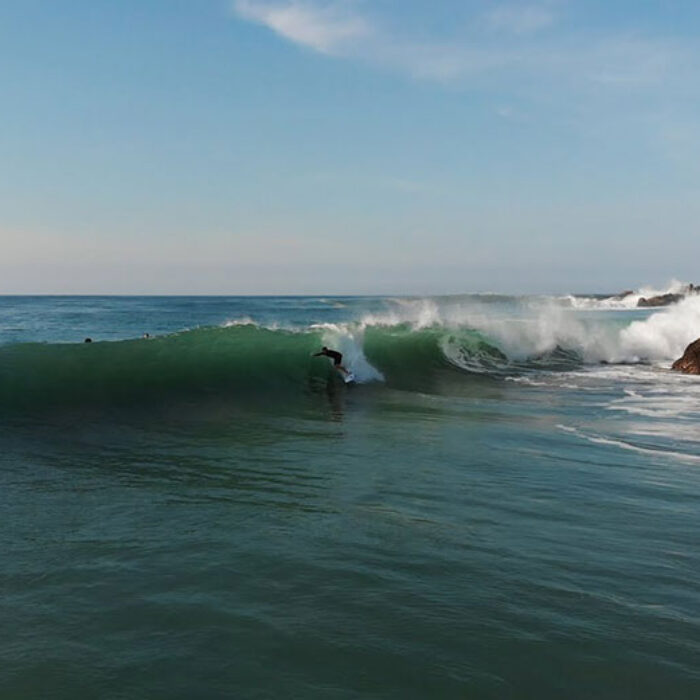 Nathan Florence surfs a perfect wave
