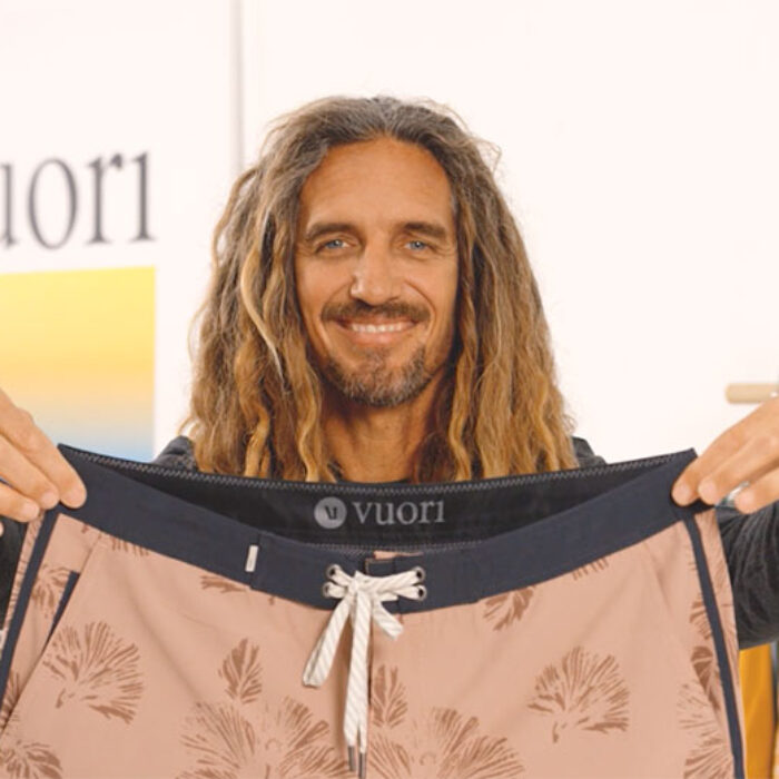 Rob Machado with Vuori shorts