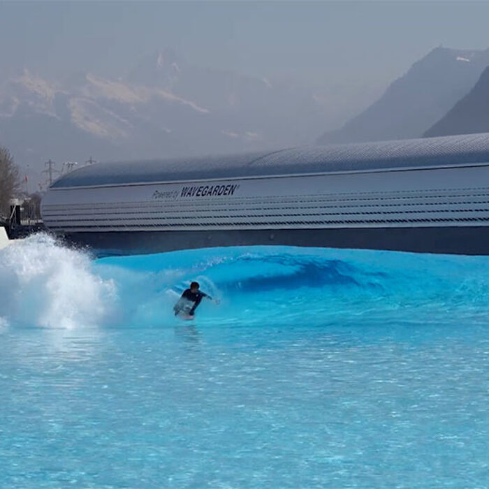 Wavegarden in the Swiss Alps