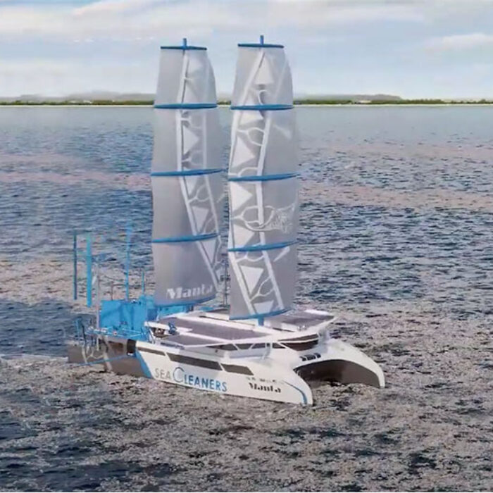 The Manta could be the future of oceanic garbage collection.
