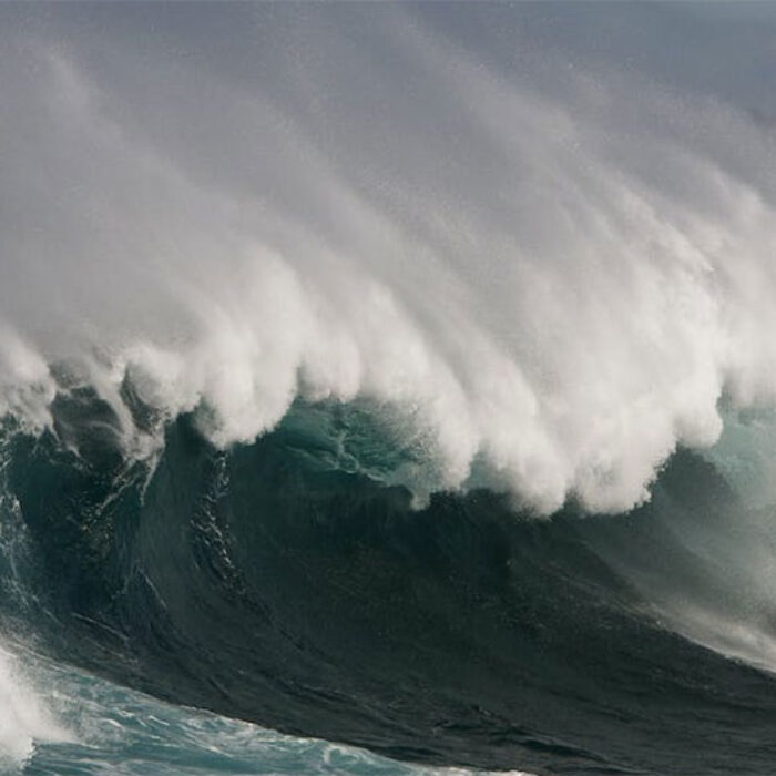 The power of ocean waves has increased worldwide