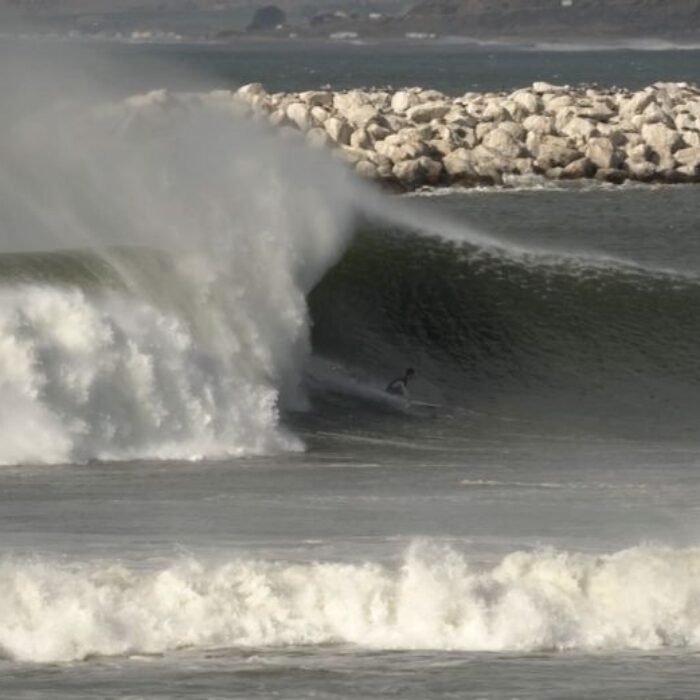 Luke Davis Surfing Left