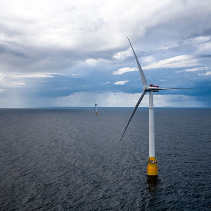 floating wind turbine farms