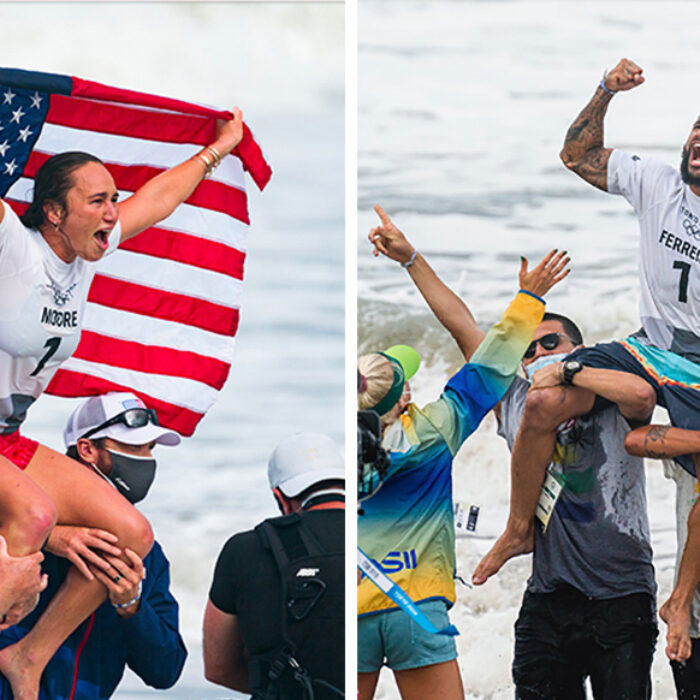 Carissa Moore and Italo Ferreira Win Surfings First Gold Medals at Tokyo Olympics