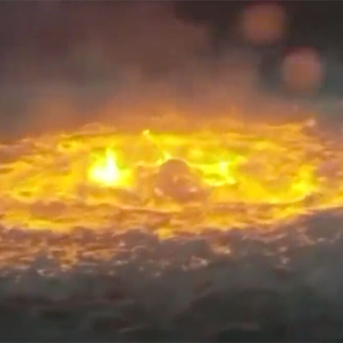 "Eye of Fire" in Gulf of Mexico