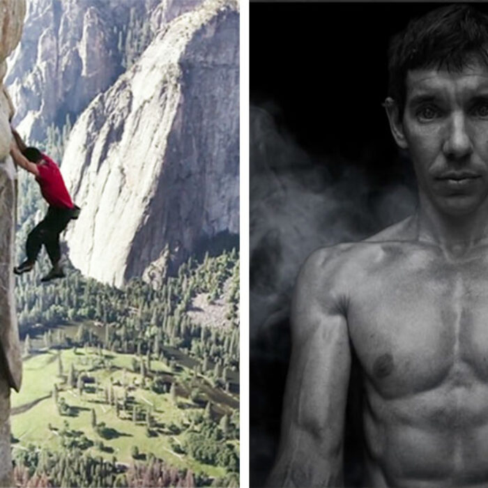 Alex Honnold climbing El Capitan