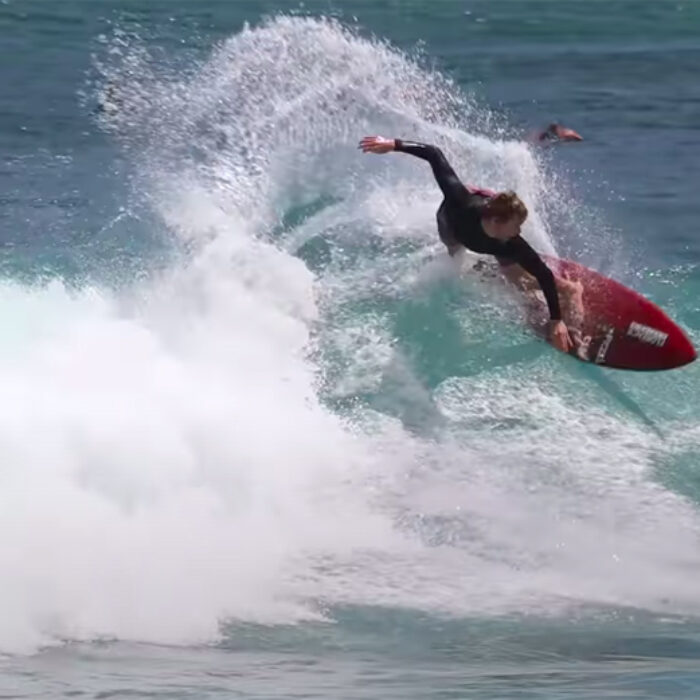 John John Florence surfs on the North Shore