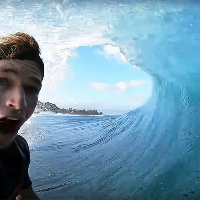 Nathan Florence surfing