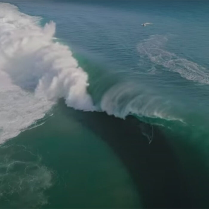 Check Out This Teahupoʻo Drone Angle During a Massive Swell