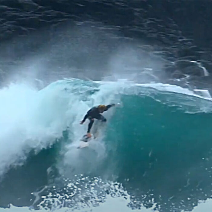 Dylan Graves and Harry Bryant surfing