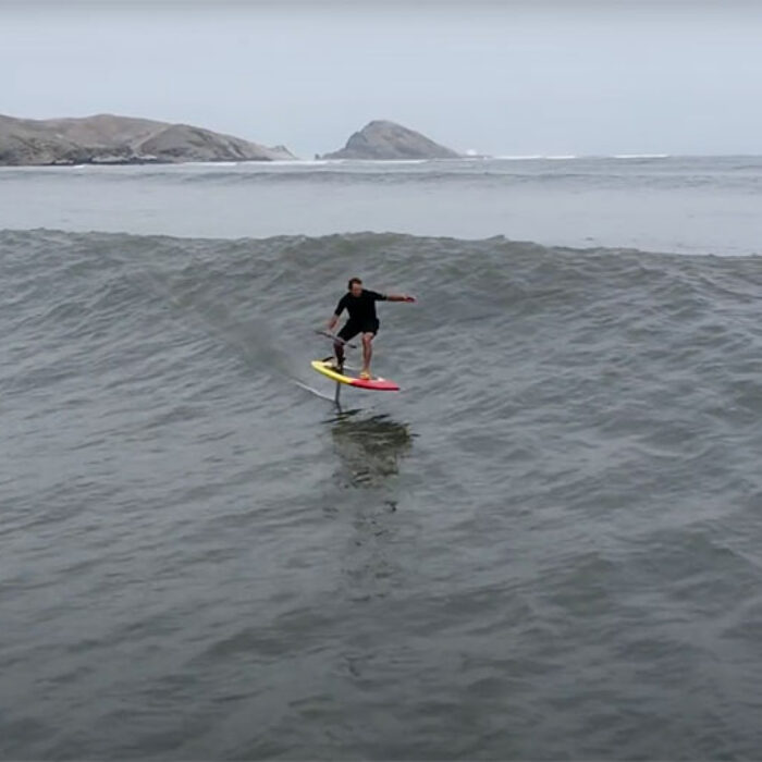 Laird Hamilton foil surfing Chicama