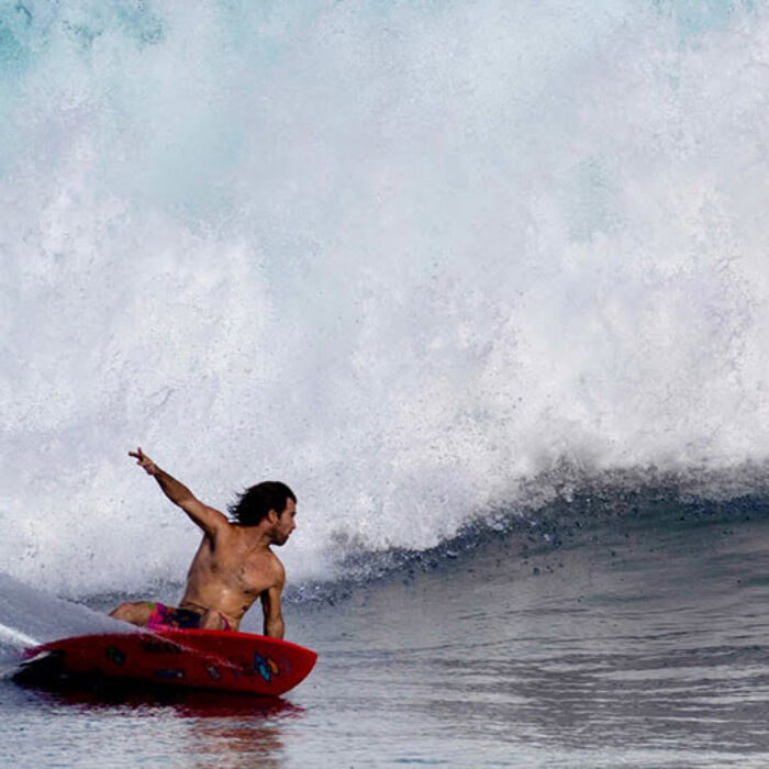 Mason Ho surfing