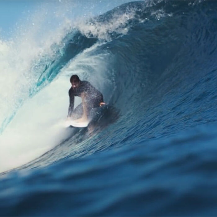 Nathan Florence surfing in Tahiti