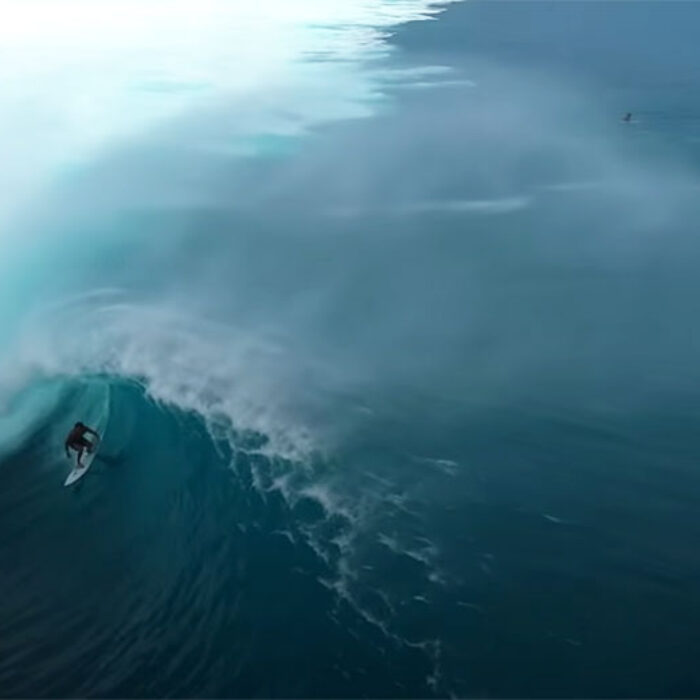 Nic von Rupp surfing at Kandui