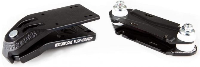 waterborne surfskate adapter and rail adapter