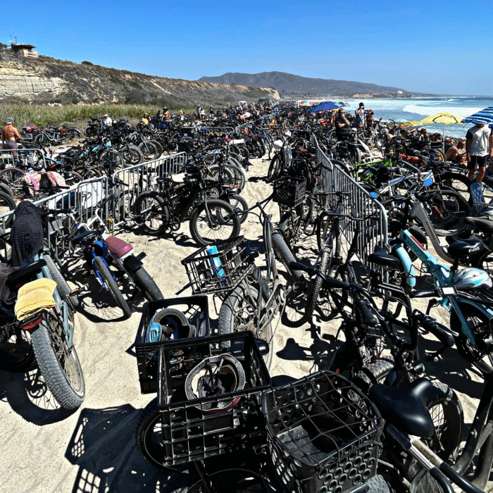 e bikes at trestles