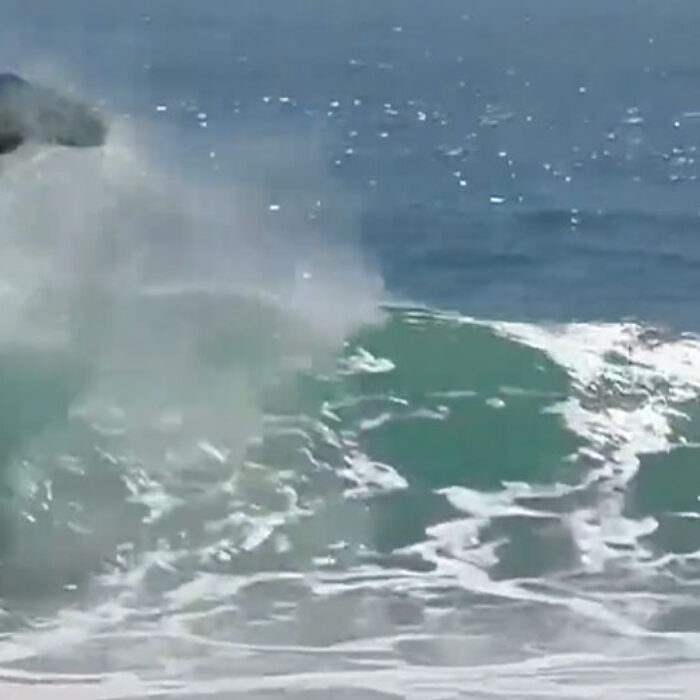 Gabriel Medina doing flip on WSL Finals day