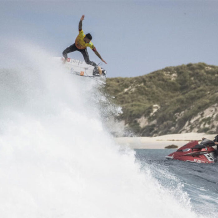 Gabriel Medina surfing