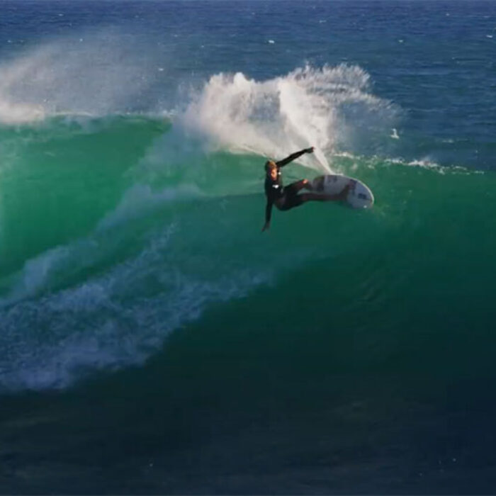 John John Florence surfing goofy