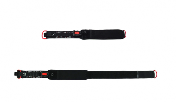 This leash cuff expands into a medical-grade tourniquet